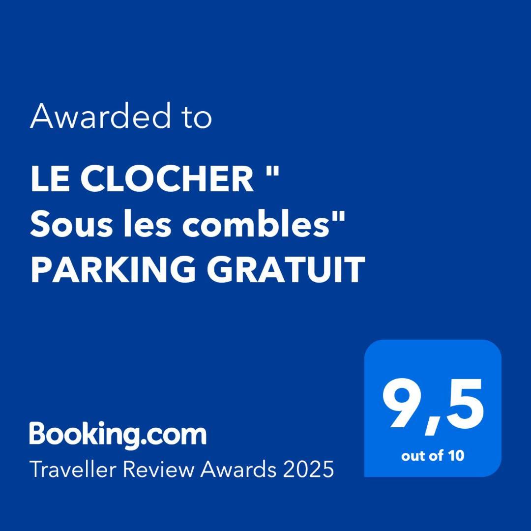 Le Clocher " Sous Les Combles" Parking Gratuit Beblenheim Bagian luar foto